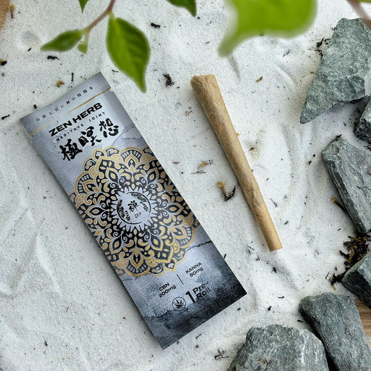 [極瞑想] 禅ハーブ極太巻(1 King Size Joint) | CBN&カンナ配合